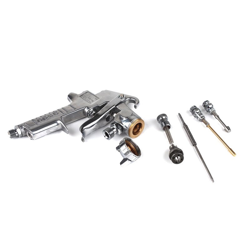 Gedu High Pressure Spray Gun with 1000cc Cup, 3.0mm Nozzle, Sliver - Image 2